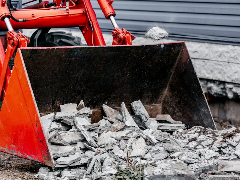 construction site exterior clean up services