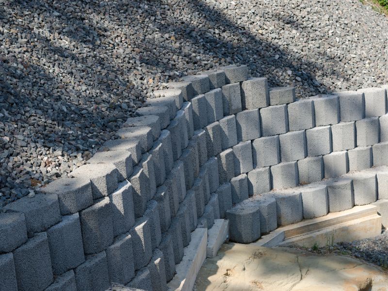 retaining walls and flatwork in San Antonio ,TX