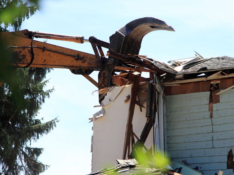 small structure and addition demolition in San Antonio